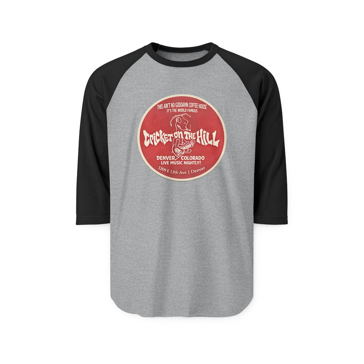 CRICKET ON THE HILL | Retro Baseball Tee