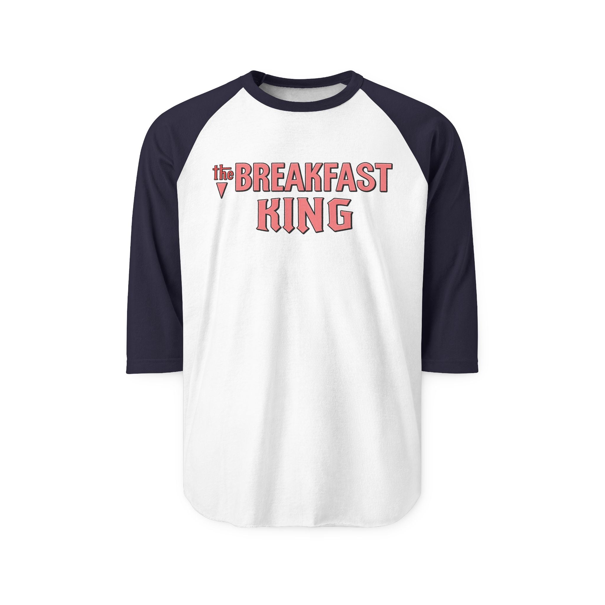 BREAKFAST KING | Retro Baseball Tee