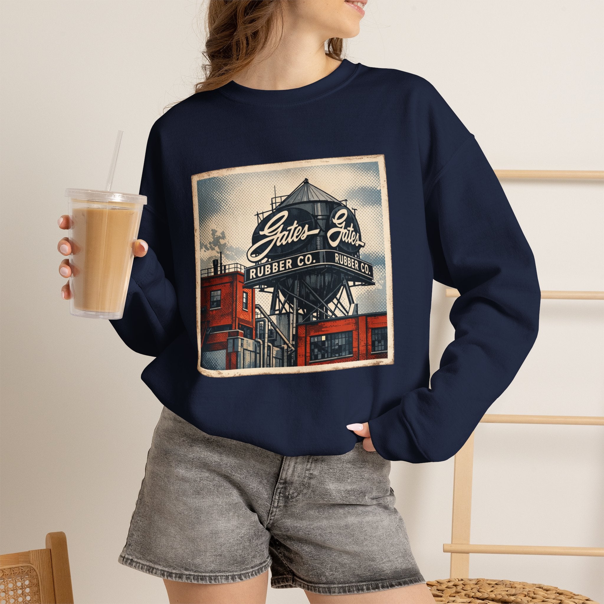 Gate's Rubber Company water tower | Native303 Sweatshirt