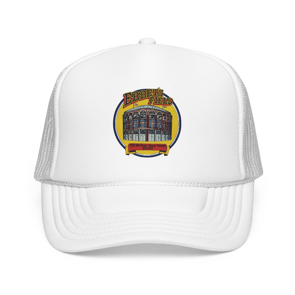 Ebbet's Field Trucker Hat — Vintage Sailboat Foam Cap