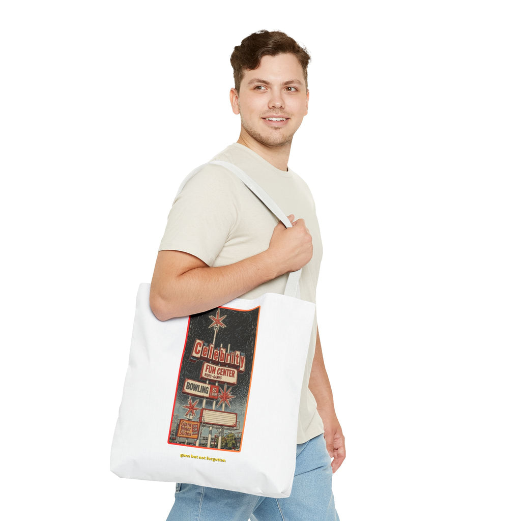 Celebrity Fun Center (pencil drawing) Tote