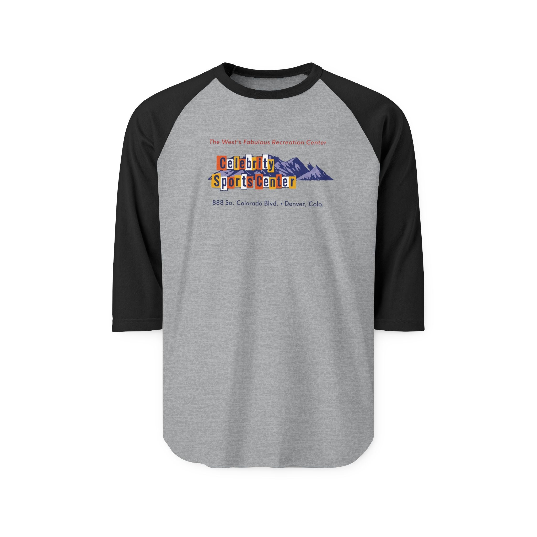 CELEBRITY SPORTS CENTER | Retro Baseball Tee