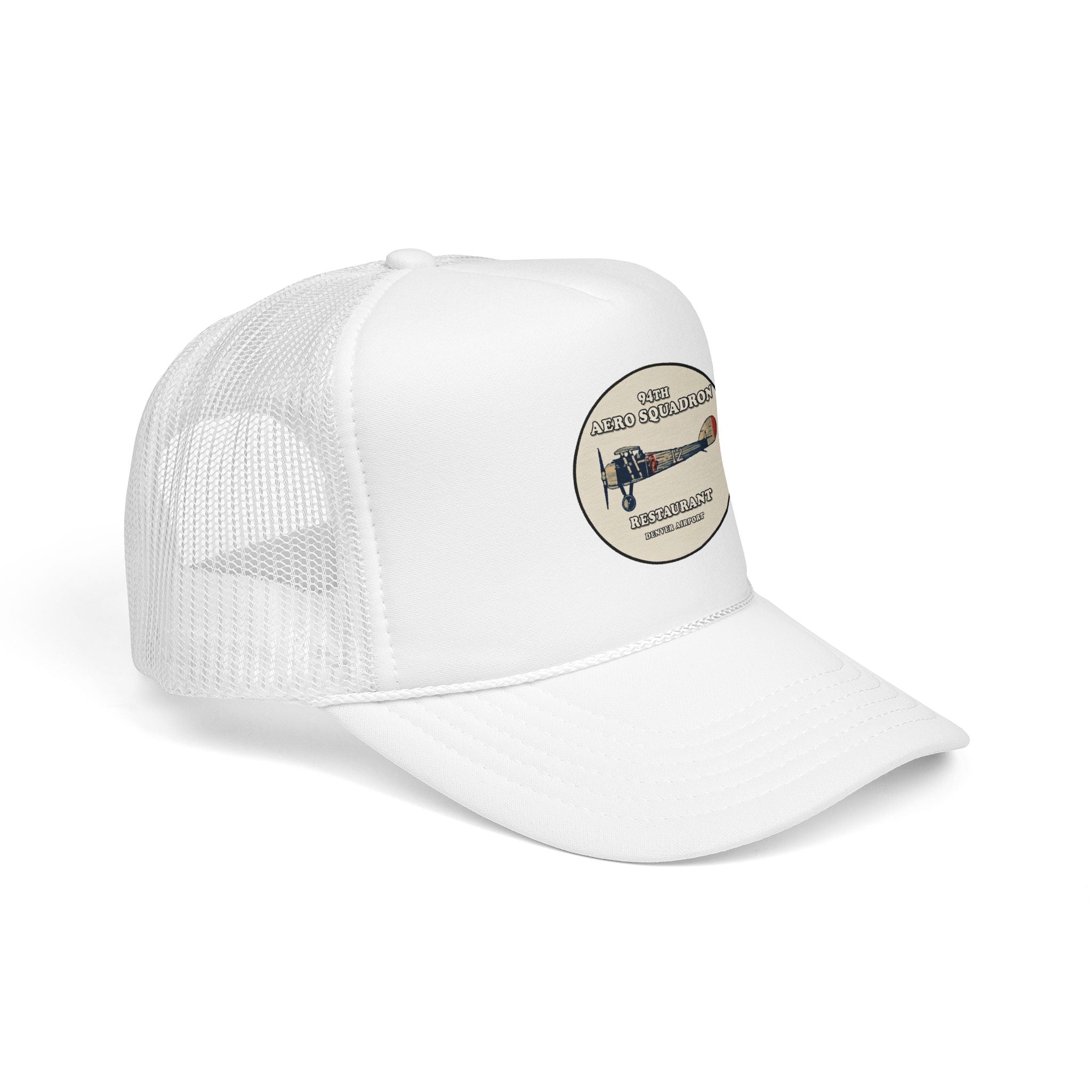 94th Aero Squadron Trucker Hat — Vintage Sailboat Foam Cap