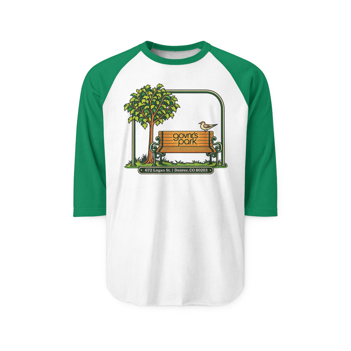 GOVNRS PARK | Retro Baseball Tee
