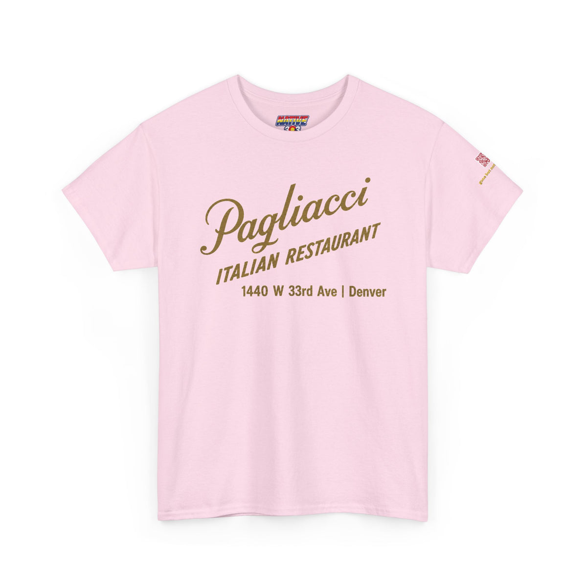 Pagliacci Italian restaurant - vintage Denver gear