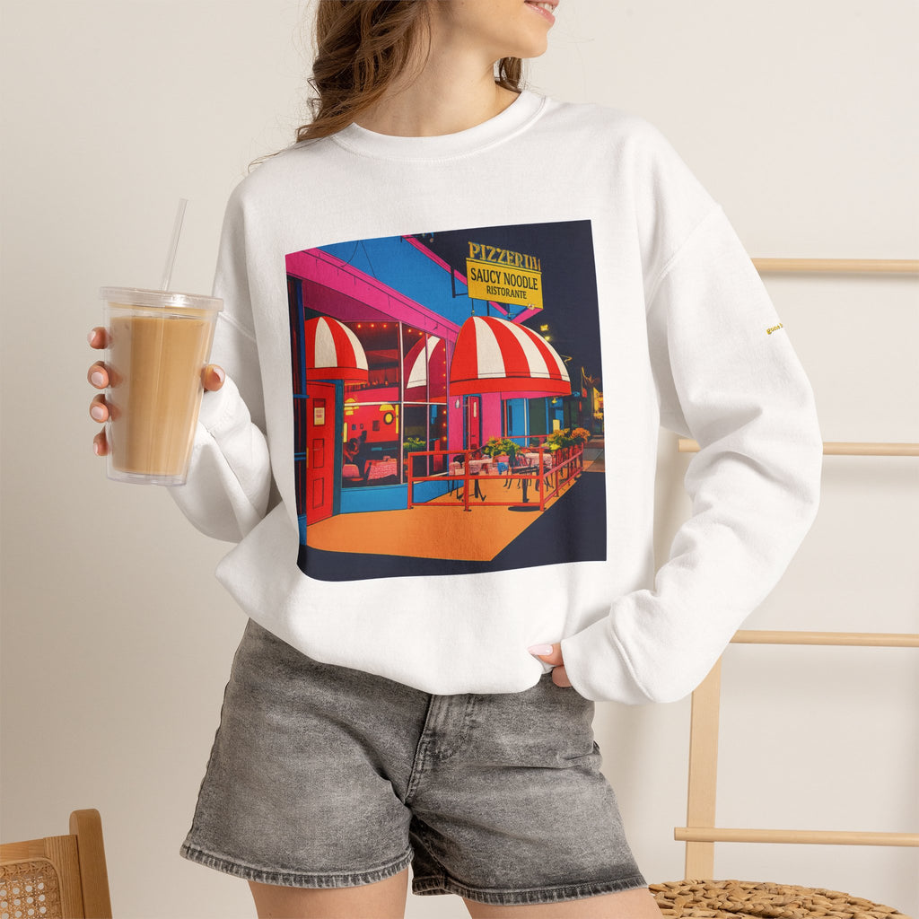 Saucy Noodle pop art comics style  | Native303 Sweatshirt