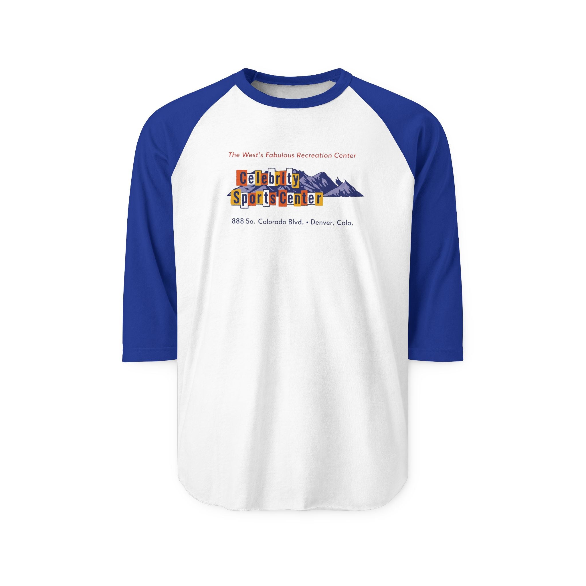 CELEBRITY SPORTS CENTER | Retro Baseball Tee