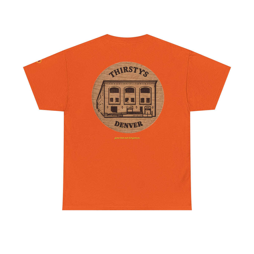 THIRSTY'S token - vintage Denver gear