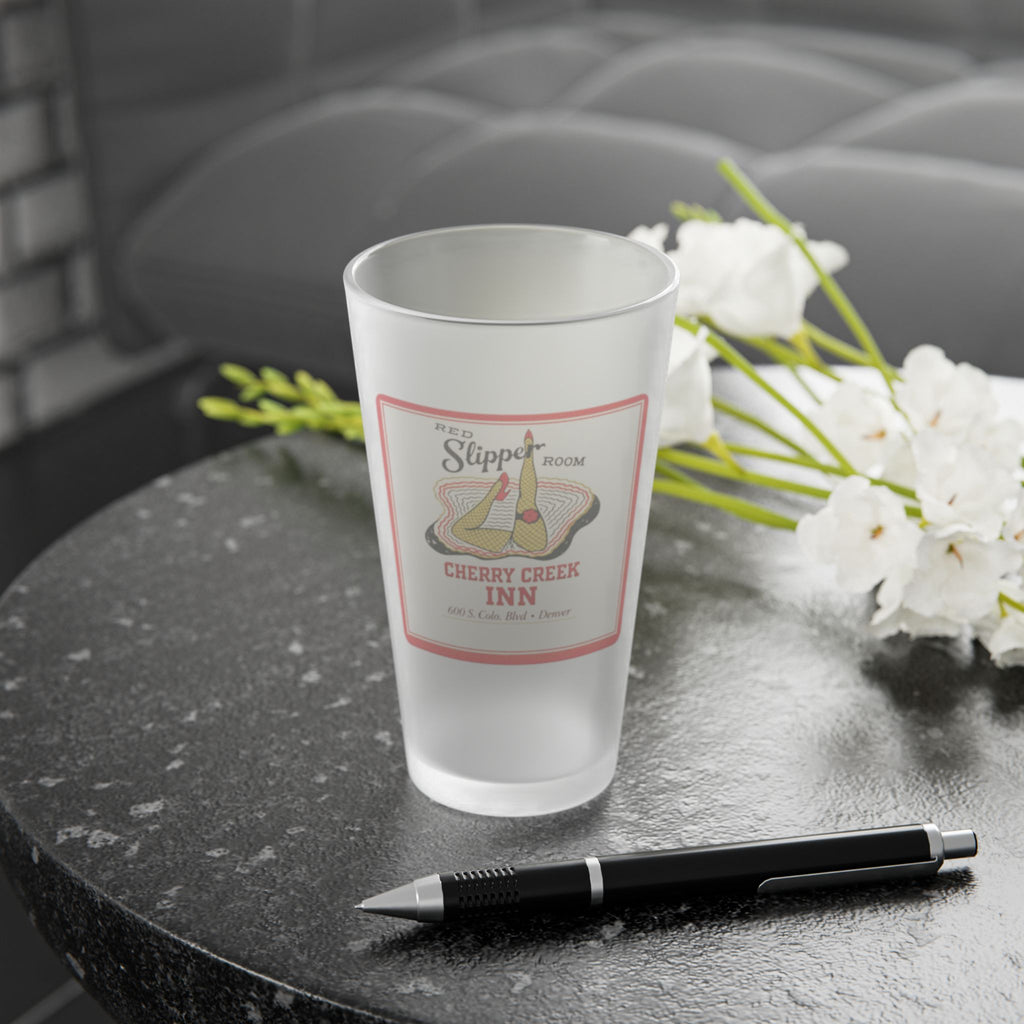 Cherry Creek Inn and The Red Slipper Room - Frosted Pint Glass 16oz