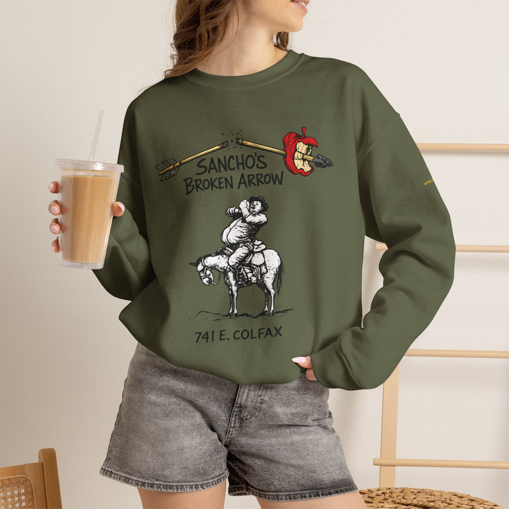 Sancho's Broken Arrow logo | Native303 Sweatshirt