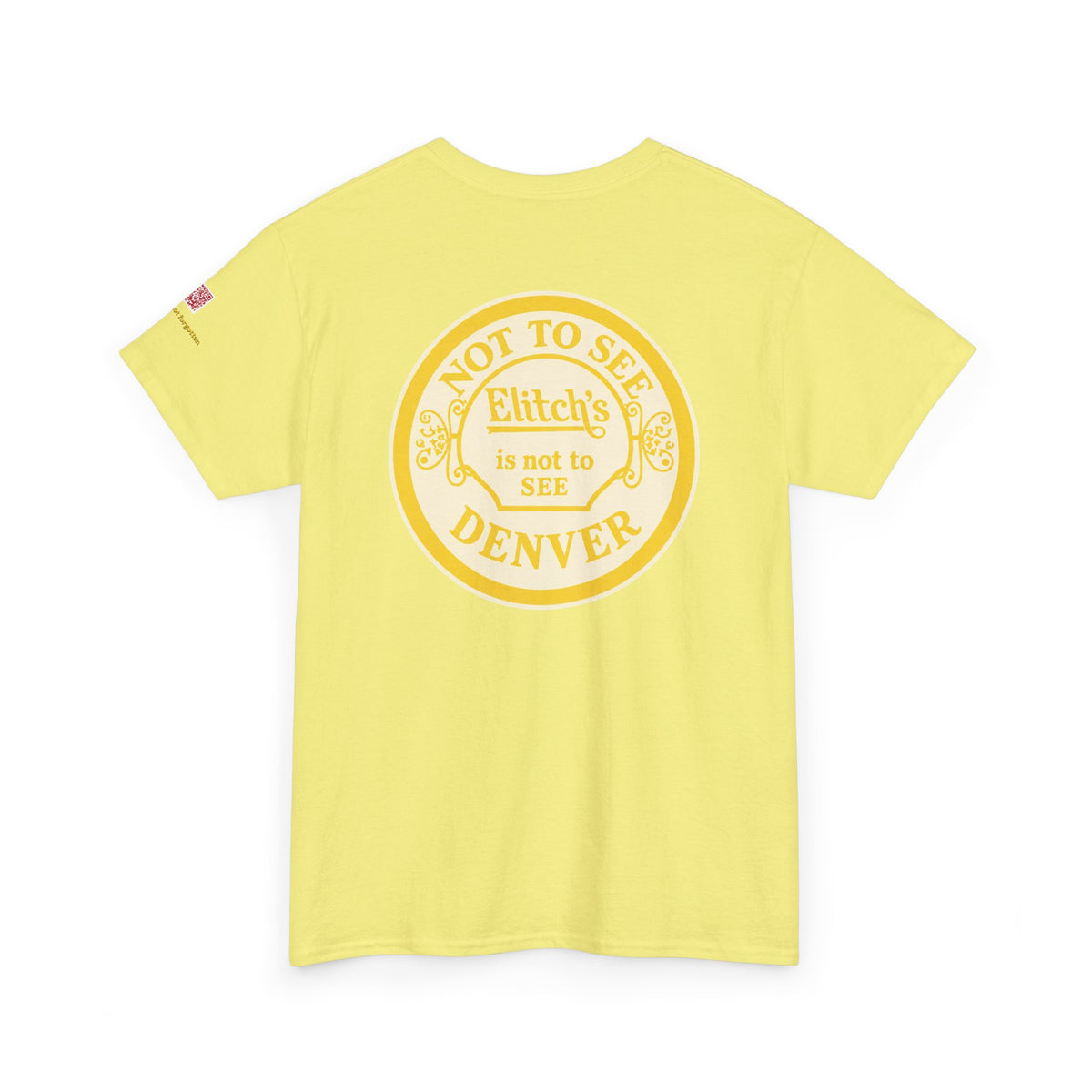 ELITCH GARDENS YELLOW - vintage Colorado gear