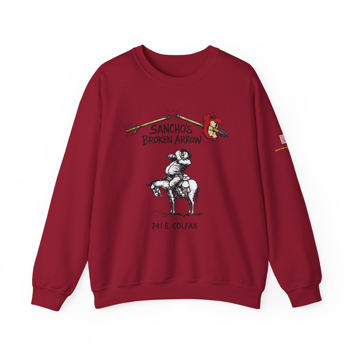 Sancho's Broken Arrow logo | Native303 Sweatshirt