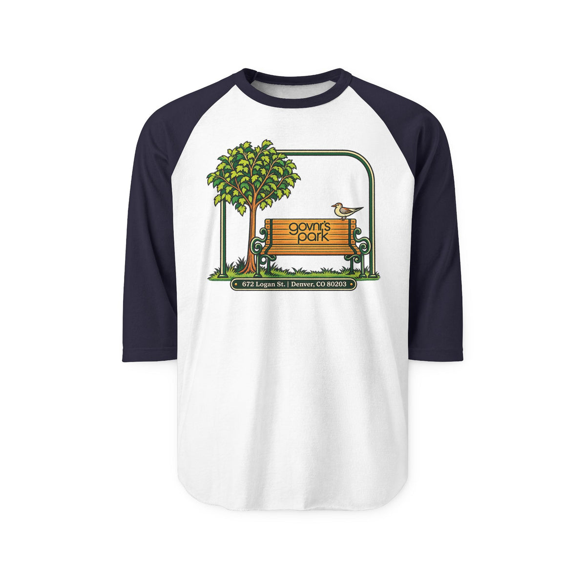 GOVNRS PARK | Retro Baseball Tee