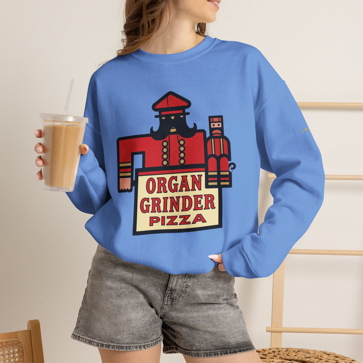 Organ Grinder - comics style | Native303 Sweatshirt