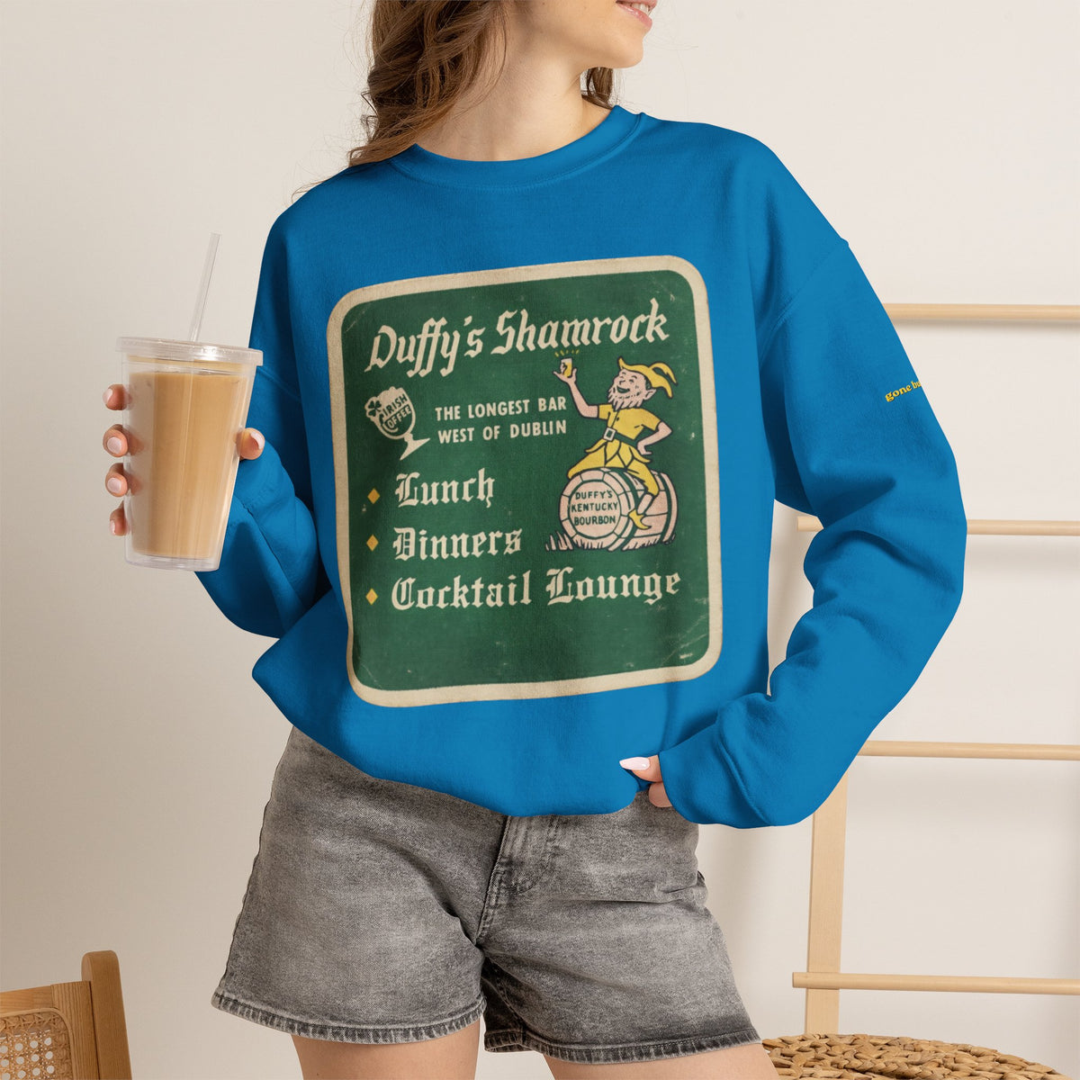 Duffys Shamrock Lounge old skool coaster | Native303 Sweatshirt