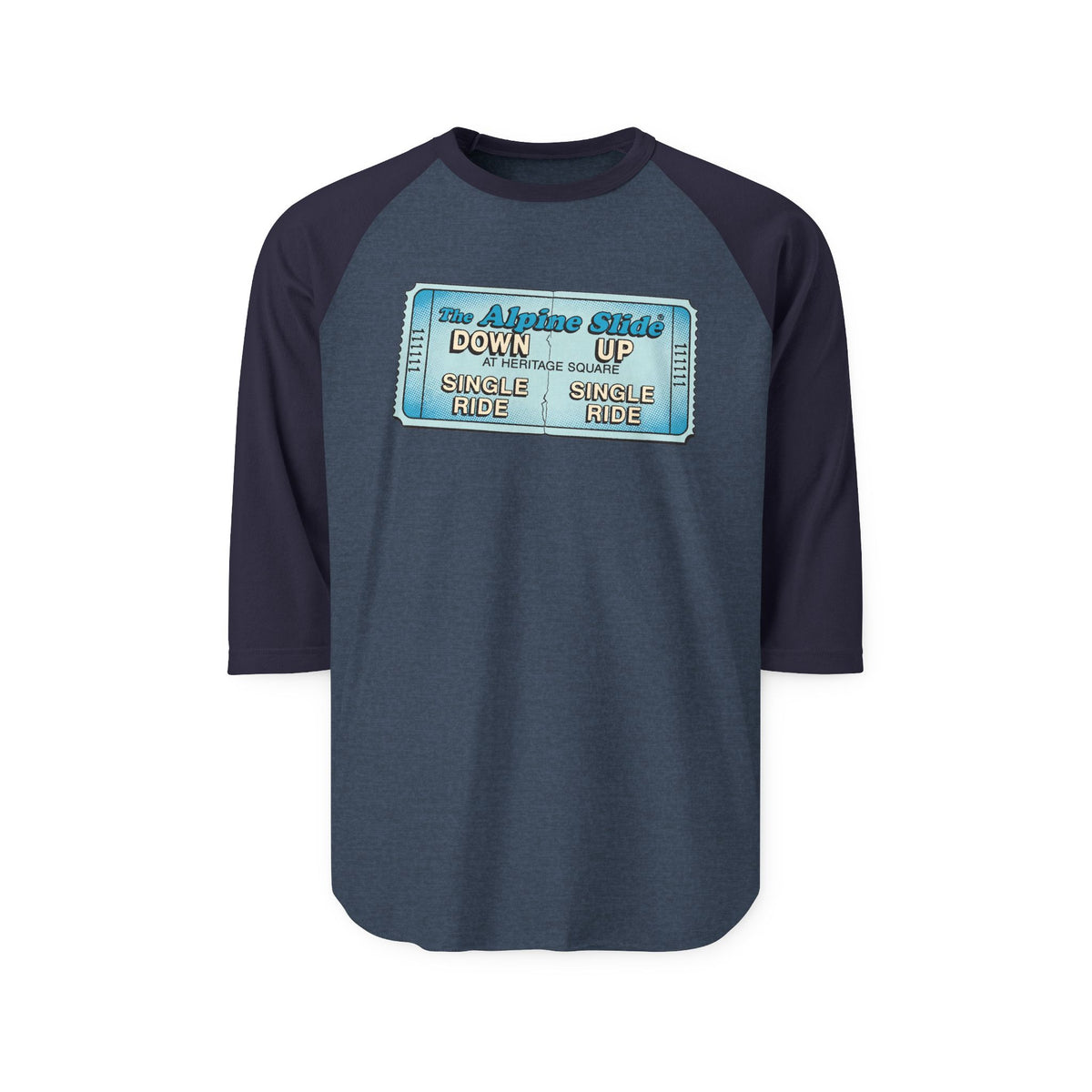 Alpine Slide at Heritage Square | Retro Baseball Tee