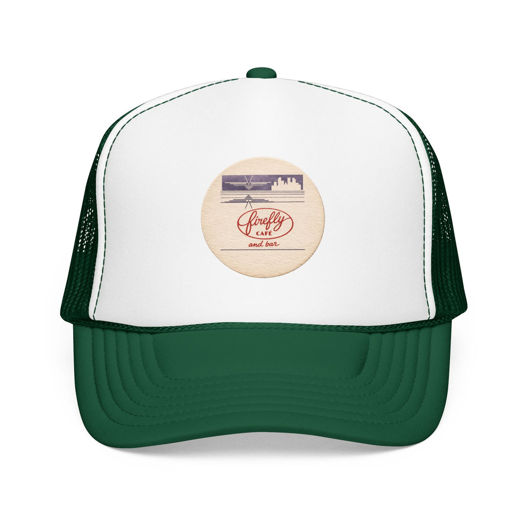 Firefly Cafe and Bar Trucker Hat — Vintage Sailboat Foam Cap