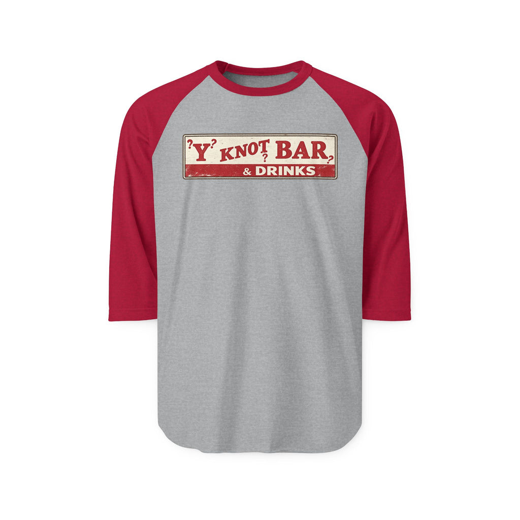 Y NOT BAR and drinks | Retro Baseball Tee