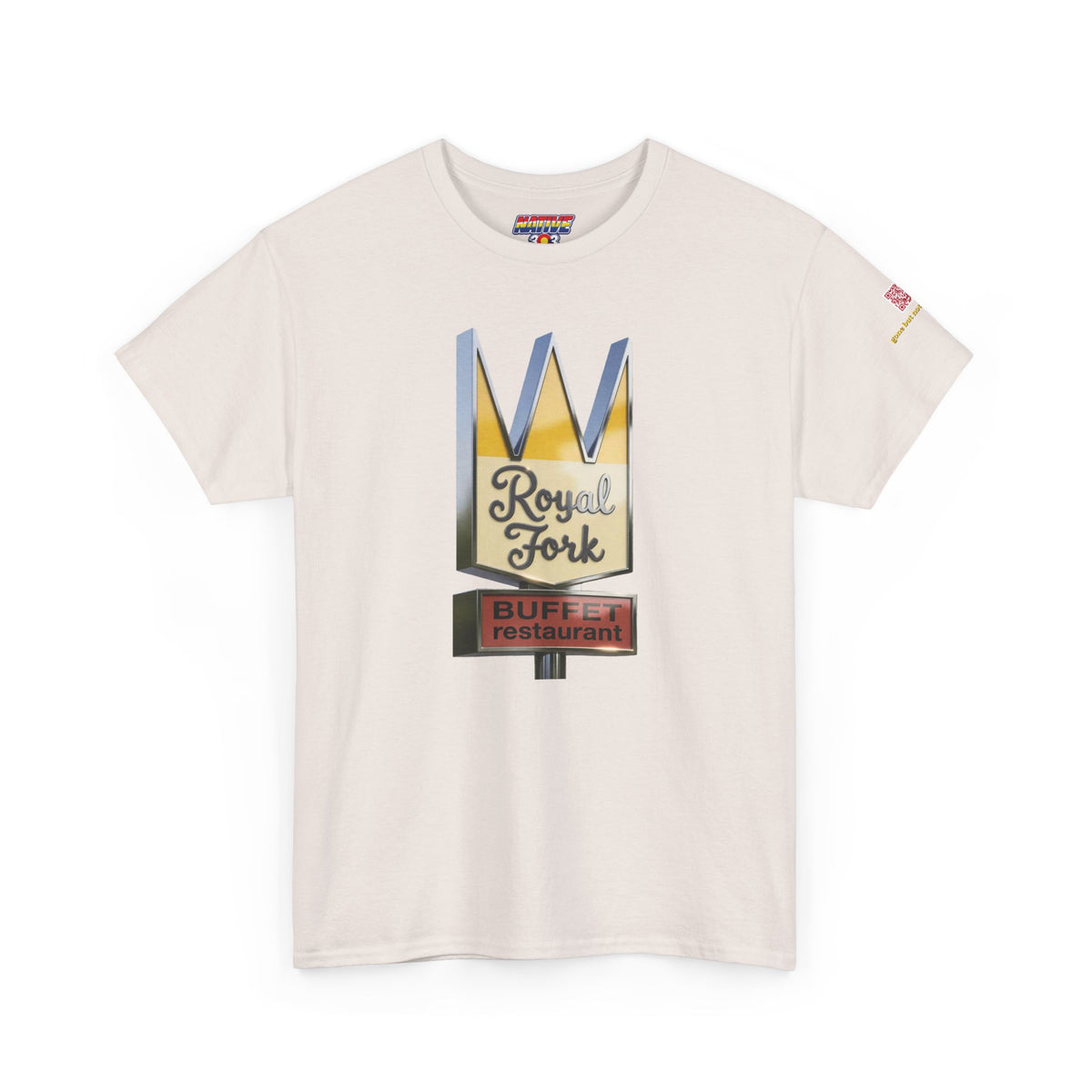 Royal Fork restaurant pop-art design - vintage Denver gear