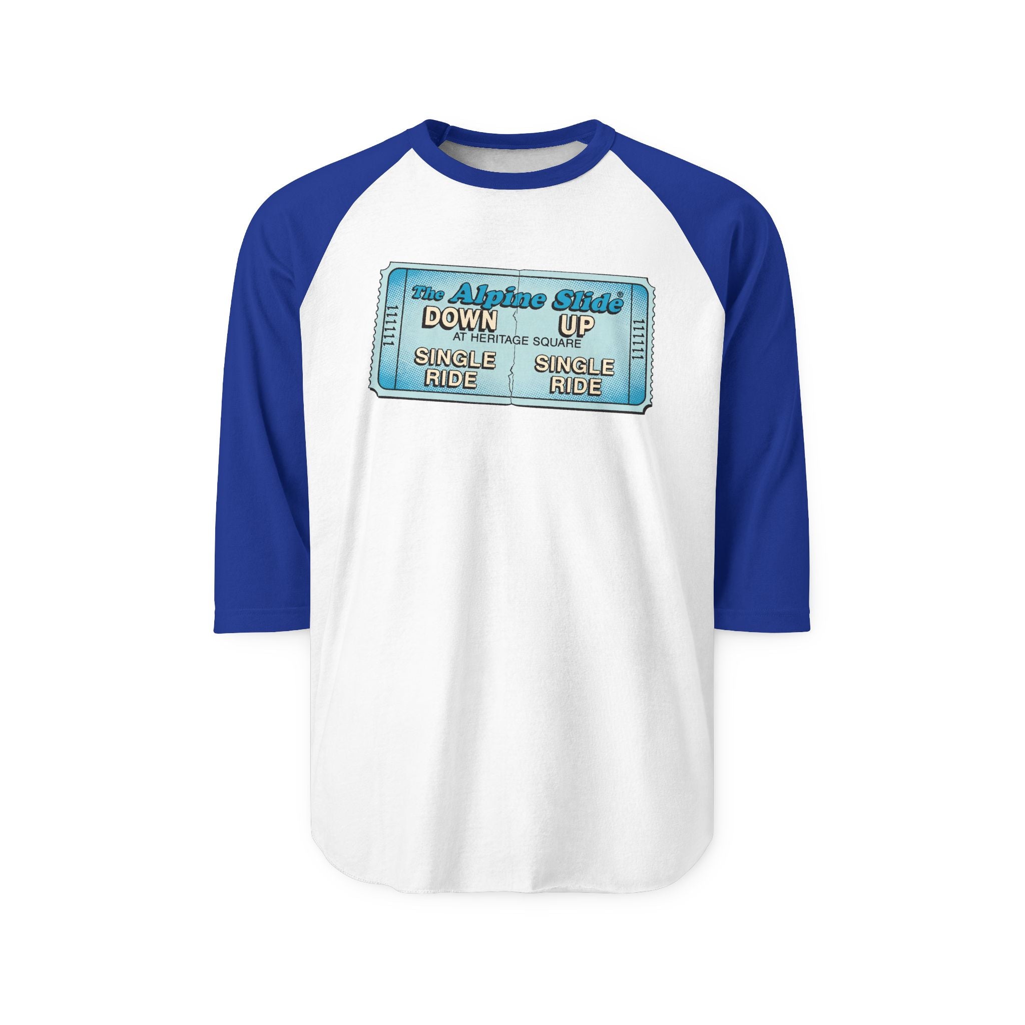 Alpine Slide at Heritage Square | Retro Baseball Tee