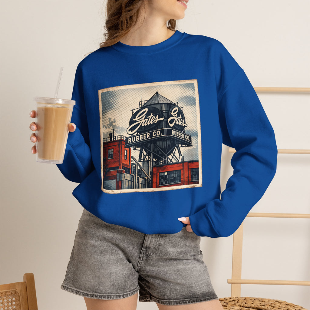 Gate's Rubber Company water tower | Native303 Sweatshirt